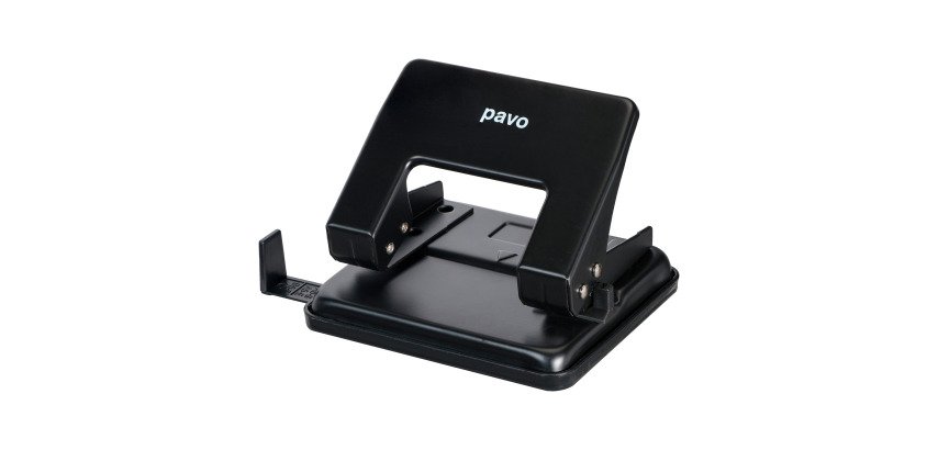 Perforator 2 holes Budget - capacity 20 sheets - black
