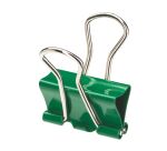 Pince double clip couleurs assorties 19 mm - Boîte de 10