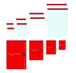 Bloc de notas Pacsa liso 75 x 105 mm