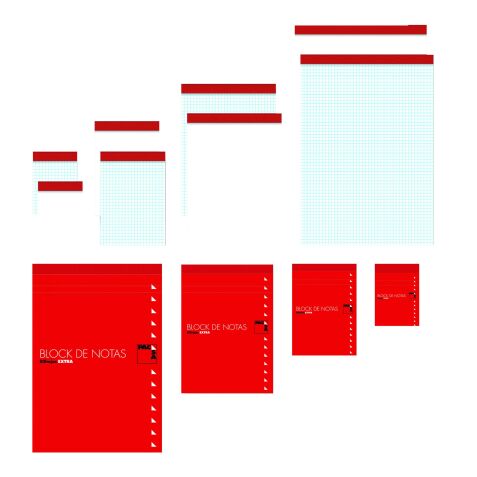 Bloc de notas Pacsa liso 75 x 105 mm