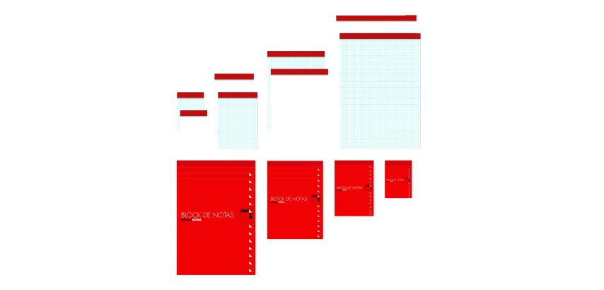 Bloc de notas Pacsa liso 75 x 105 mm