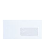 Enveloppe 110 x 220 mm Bruneau 80 g avec fenêtre 45 x 100 mm blanche - Boîte de 500