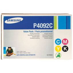 Pak van 4 toners Samsung P4092C zwart + kleuren