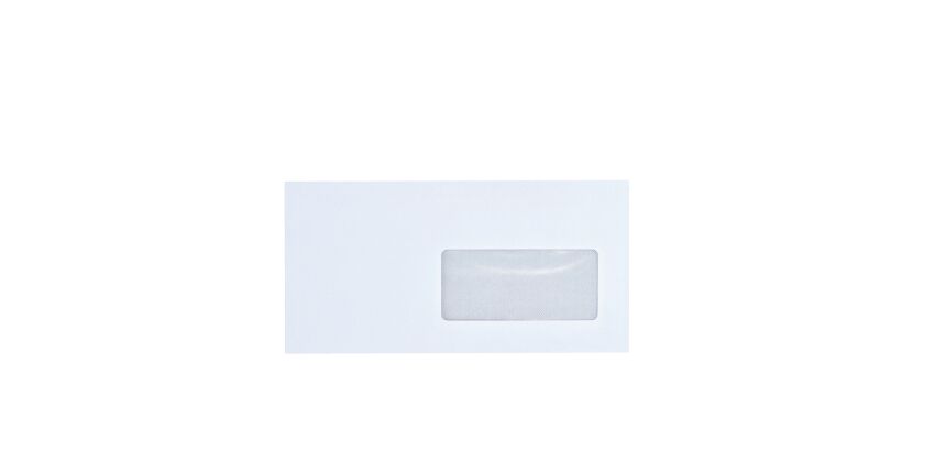 Enveloppe Bruneau 80 g/m² blanche avec bande protectrice - Boîte de 500