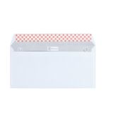 Doos 500 enveloppen Bruneau 80g 110x220 mm met venster 45x100 mm zelfklevende flap met beschermstrook