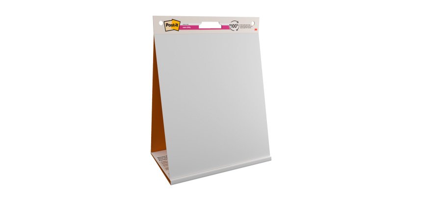 Table flipover with repositionable sheets 50 x 58.4 cm
