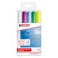 Erasable marker EDDING E90 for glassboard - sleeve of 5 assorted colors 