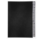Trieur rigide Exacompta Ordonator alphabétique 26 divisions noir