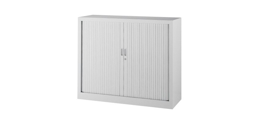 Armoire à rideaux monobloc Généric corps métal - L 120 x H 100 x P 43 cm - NF-OEC et GS
