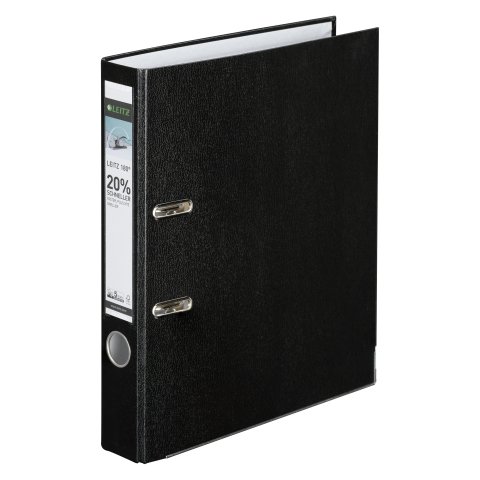 Archivador plastificado Leitz 180° A4 lomo 5 cm negro