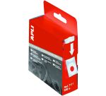 200 Etiquetas arandela translúcidas Apli