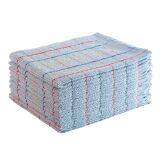 Serpillière bouclée absorbante bleue - Paquet de 10