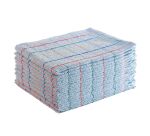 Serpillière bouclée absorbante bleue - Paquet de 10