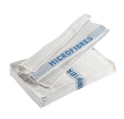 Pack of 10 wafeled microfibre mops