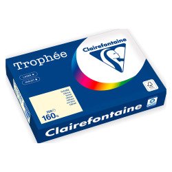 Couverture de reliure carton 160 g Clairefontaine Trophée couleurs pastel - Paquet de 250