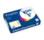 Ramette papier couleur Clairefontaine Trophée couleurs pastel A4 160 gr - 250 feuilles