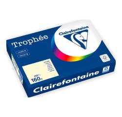 Papier kleur A4 160 g Clairefontaine Trophée pastelkleuren - Pak van 250 vellen