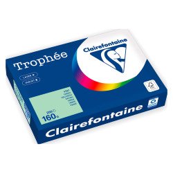 Riem 250 vellen gekleurd papier A4 160 g Clairefontaine Trophée pastelkleuren