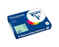 Ramette papier couleur Clairefontaine Trophée couleurs pastel A4 160 gr - 250 feuilles - vert pastel