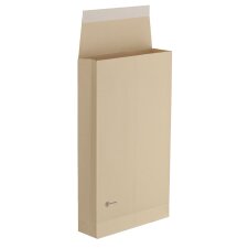 Pakket 25 balgomslagen Bruneau kraft 300 x 470 mm 120g flap 7 cm