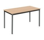 Pack 1 Multi-purpose eco table L 120 x W 60 cm beech / anthracite leg purchased = 1 table offered