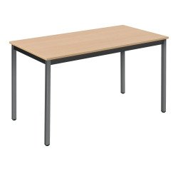 Table multi-usages hêtre L 120 x P 60 cm - Éco