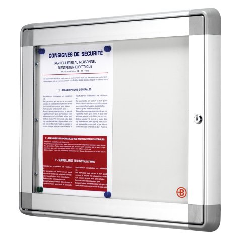 JMB Inside window panel, aluminium, 2 pages, grey metal panel