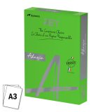 Papier couleur vert vif A3 80 g Rey Adagio couleurs vives - Ramettes de 500 feuilles
