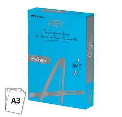 Papel A3 color 80 g Rey Adagio colores vivos - Paquete de 500 hojas