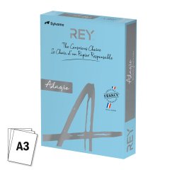Papier Farbe A3 80 g Rey Adagio Pastellfarben - Riemen von 500 Blatt