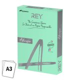 Papier A3 couleur vert 80 g Rey Adagio couleurs pastel - Ramettes de 500 feuilles