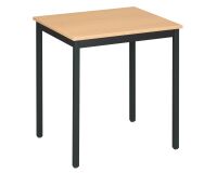 Table multi-usages hêtre L 70 x P 60 cm - Éco