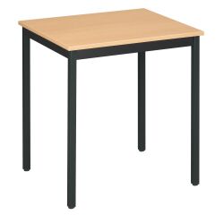 Table multi-usages hêtre L 70 x P 60 cm - Éco