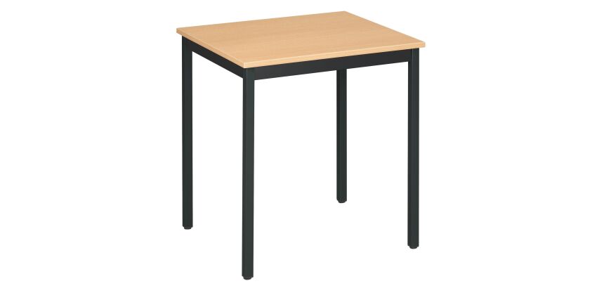 Table multi-usages hêtre L 70 x P 60 cm - Éco