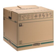 Caja de mudanza Smoothmove Fellowes 45,7 x 40,6 x 45,7 cm