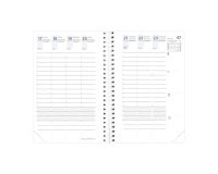 Agenda Quo Vadis Time & Life Large semainier - année 2027 - 16 x 24 cm - rouge
