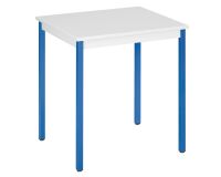 Table de bureau Multi-usage Éco gris 70 x 60 cm piètement bleu