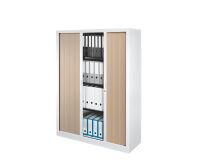 Schrank mit Vorhang Monobloc Généric, L 120 cm niedrige und halbe Höhe