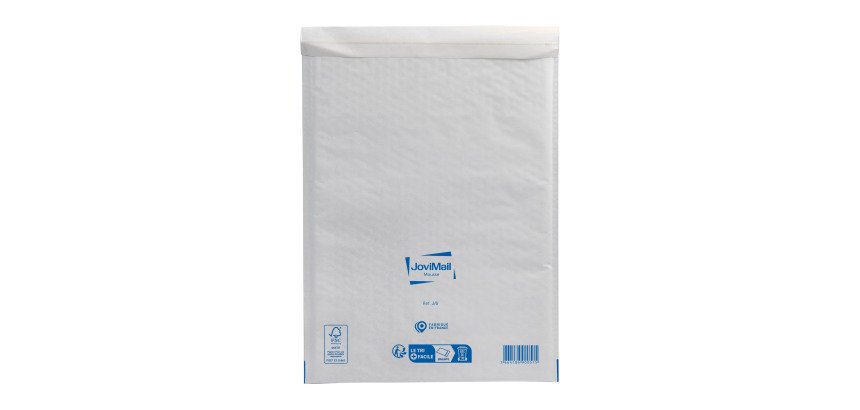 Pochette matelassée kraft blanc 300 x 440 mm MailLite 300 x 440 mm 92 g - Carton de 75