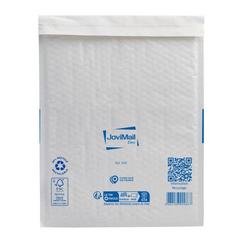 Bolsa con burbujas kraft blanco 270 x 360 mm 92 g - Caja de 100