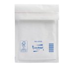 Pochette matelassée kraft blanc 110 x 160 mm MailLite 92 g - Carton de 200