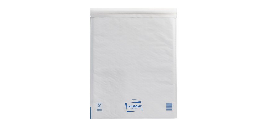 Pochette matelassée kraft blanc 350 x 470 mm MailLite 92 g - Carton de 75