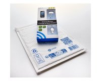 Bolsa con burbujas kraft blanco 220 x 330 mm 92 g - Caja de 100