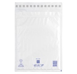 Sobres de polietileno blanco con burbujas de aire 240 x 330 mm JoviMail Eco Bulle - Caja de 100