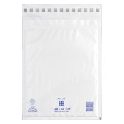 Plastic verzendomslag - wit - 240 x 330 mm Mail Tuff - doos van 100