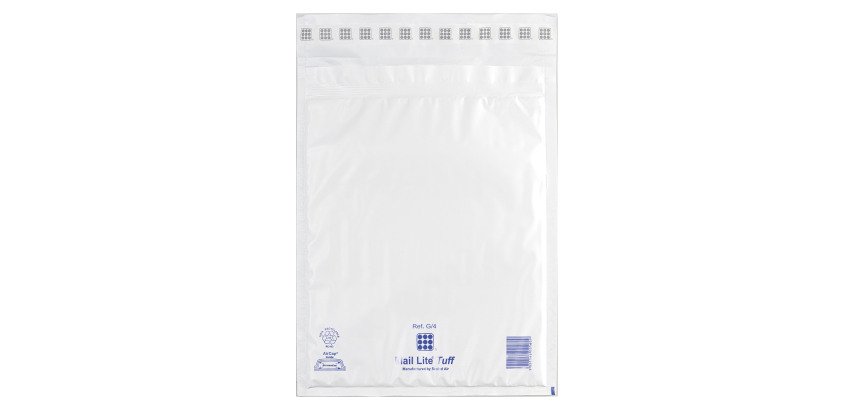Sobres de polietileno blanco con burbujas de aire 240 x 330 mm JoviMail Eco Bulle - Caja de 100