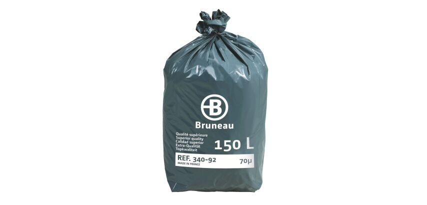 Box 100 plastic garbage bags 150 L superior quality