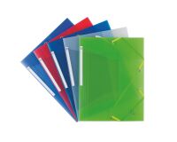 Carpeta Exacompta 3 solapas polipropileno translúcido Surtidos