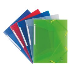Carpeta Exacompta 3 solapas polipropileno translúcido Surtidos