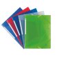 Sleeve 3 folds Exacompta translucent polypropylene 5 assorted colours